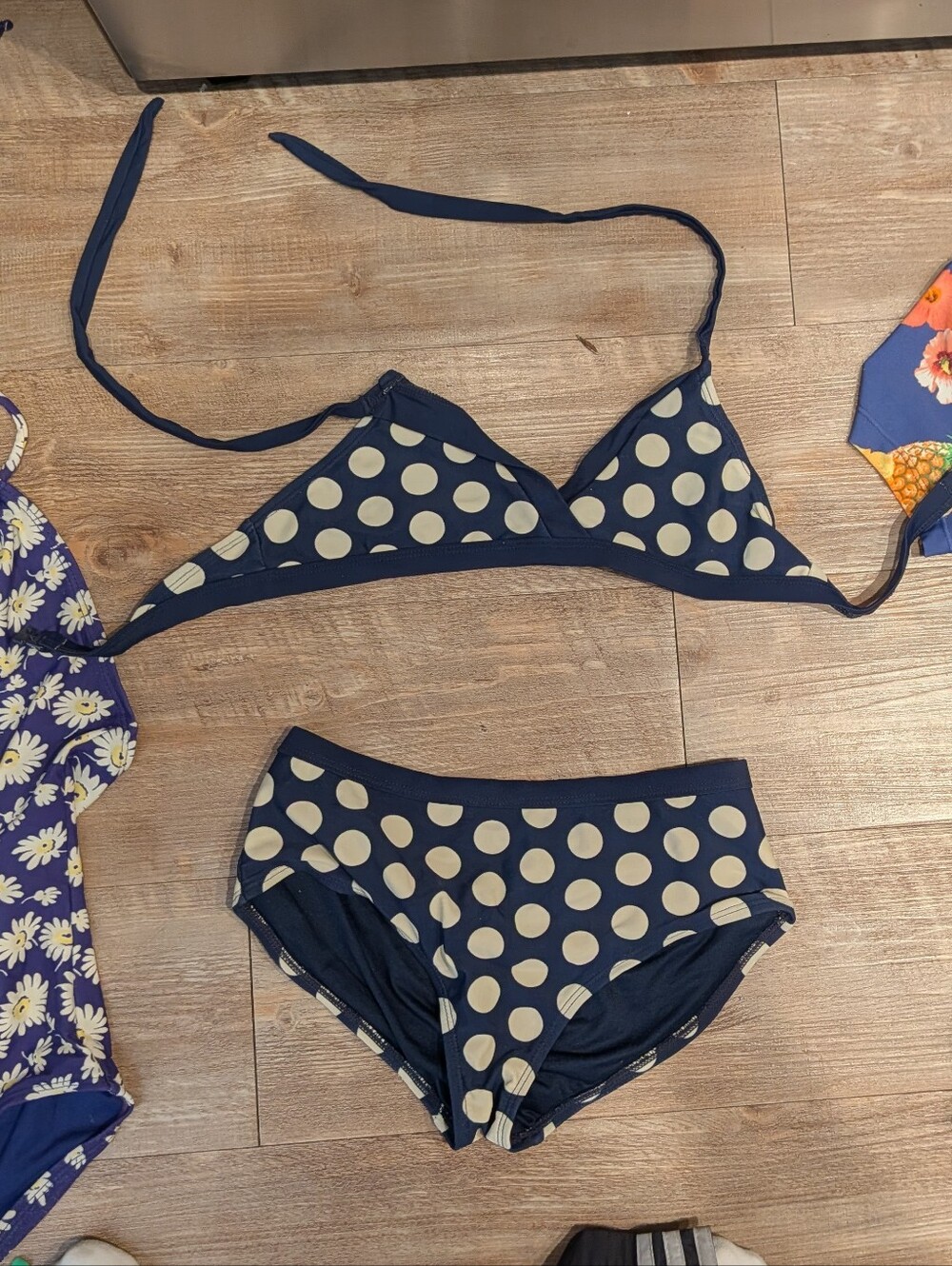 GAP Kids New Navy Polka Dot Two-Piece Bikini Set